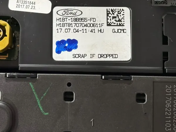 Ford Fiesta MK8 2017 radio-display OEM H1BT-18B955-FD image 5