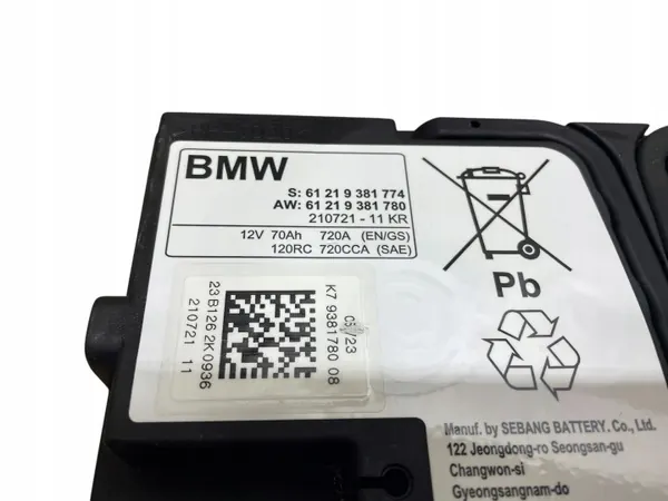 AGM Start-Stop Batteri OEM 9381774 12V 70Ah image 4