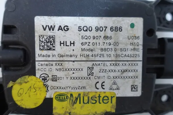 Module d'assistance de voie OEM 5Q0907686 VW Groupe image 3