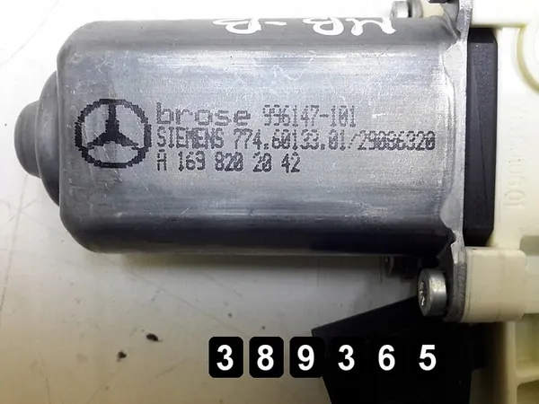 Regulador de janela Mercedes B Class 2007 a1698202042 image 4