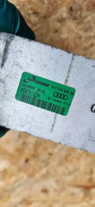 Intercooler AUDI A6 2.7L diesel 2007 4F0145805AB image 8