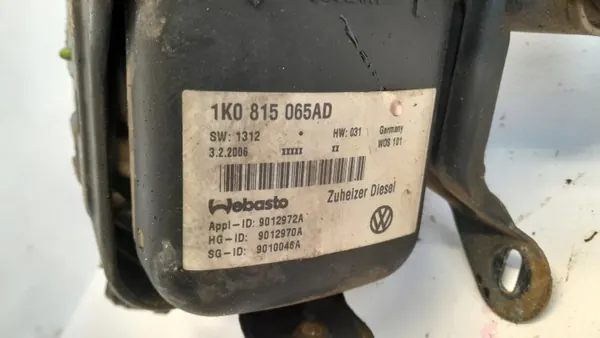 VW Touran I Webasto Parkeringsvärmare Diesel 1K0815065AD image 3