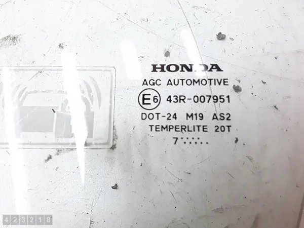 Honda Civic deurruit OEM e643r007951 - Gebruikt image 3