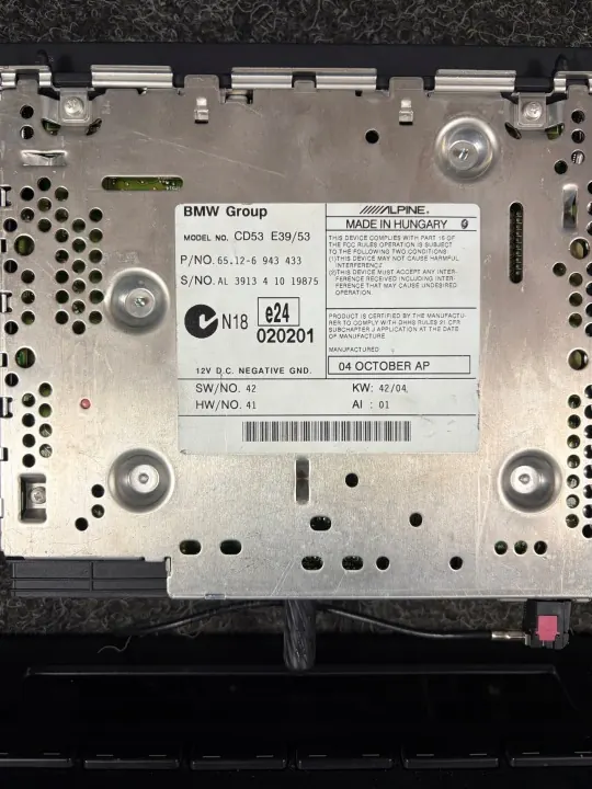 Trocador CD BMW E39 OEM 6909141 6943433 - Usado image 7