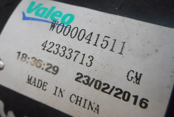 Etupyyhkijän mekanismi Opel Mokka A 12 42333713 image 4