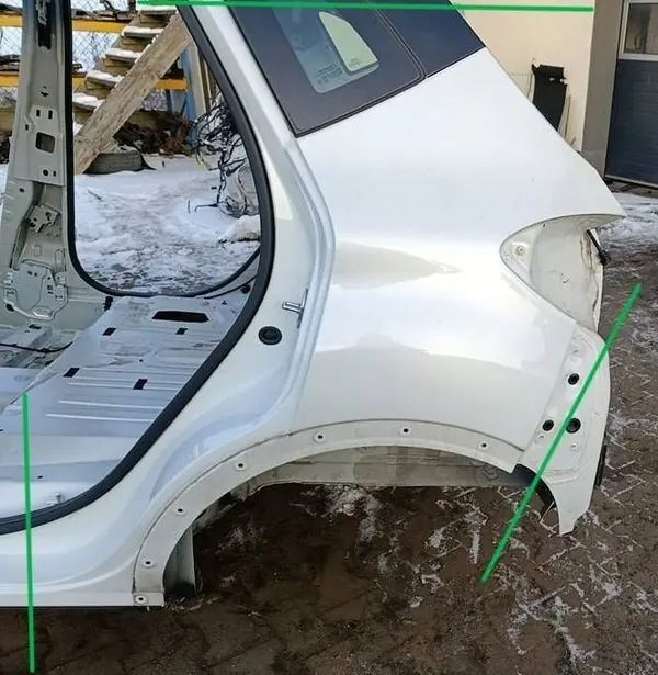 Renault Captur I LIFT 13-19 vasen takapuskari FLS17192 image 3