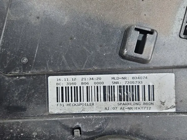 Spoiler BMW F31 OEM IMPRK1531256 Bronze Metálico Usado image 9