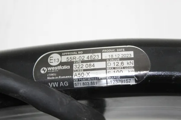 VW TIGUAN III Trekhaak OEM 571803881N - Westfalia Elektrisch image 5