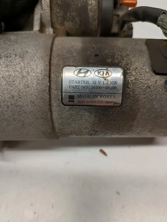 Startmotor KIA STONIC 1.0 T-GDI 2018- 36100-04200 image 3
