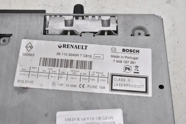 Rádio CD OEM 281155040R para Renault Megane 3 image 7