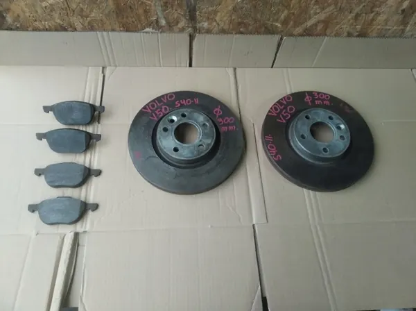 OEM TARCZE HAMULCOWE PRZÓD + KLOCKI VOLVO V50 S40 II 300mm image 2