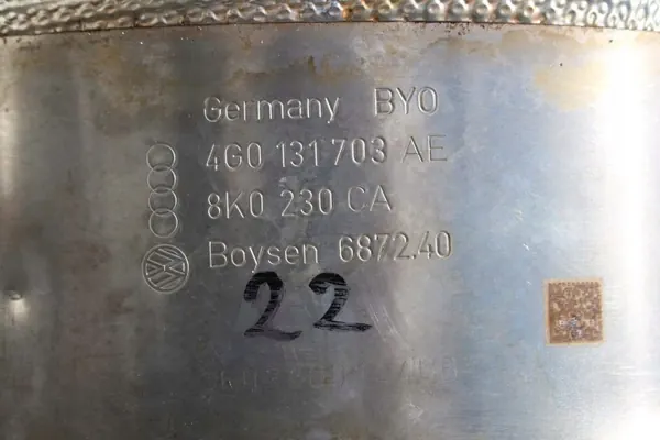 Audi Katalysator OEM bt-cars-34079 Begagnad image 5