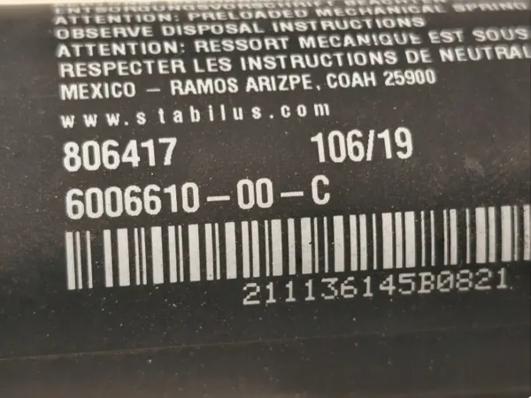 Tesla OEM 600661000C Amortisseur coffre droit image 8