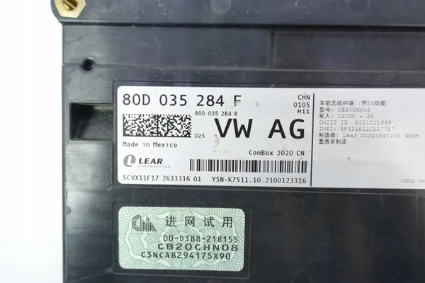 SOS-samtalsmodul OEM 80D035284F - Begagnad Audi OE image 6