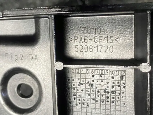 FIAT 500 Scivolo Paraurti Destro Sinistro Posteriore image 3