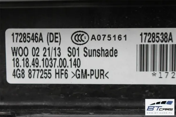 Toit ouvrant Audi A7 OEM bt-cars-7326 - État utilisé image 6