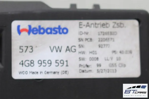 Toit ouvrant Audi A7 OEM bt-cars-7326 - État utilisé image 8
