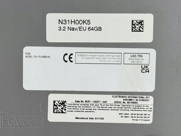 64GB muistimoduuli OEM NU5T-14G371-GAF Ford Puma image 4