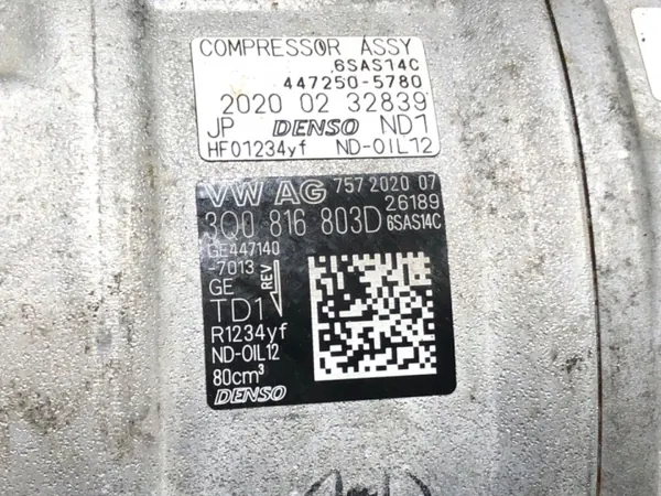 Compresseur Climatisation Skoda Fabia III 3Q0816803D OEM image 5