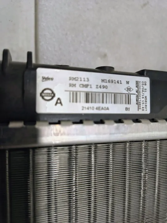Radiador de agua Nissan Qashqai II U11 Renault Kadjar DCI 1.5 OEM image 4