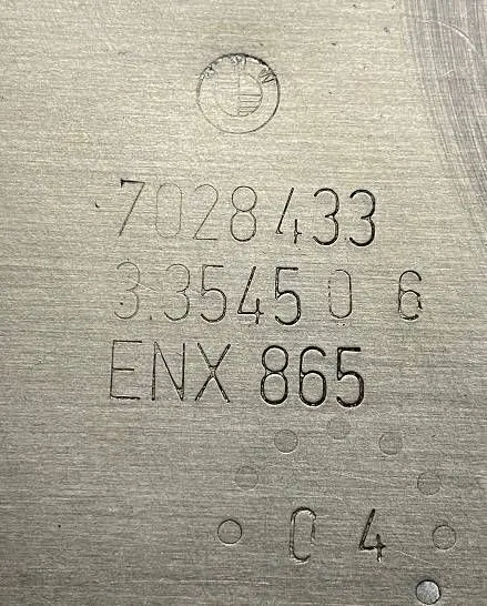 BMW 3 E46 Protection Inférieure Moteur 7028433 image 2