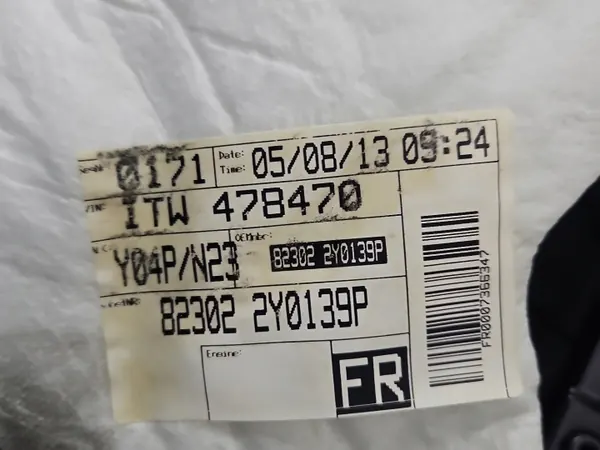 OEM 82302-2Y0139P Framdörrshöger Inredning Hyundai IX35 image 5
