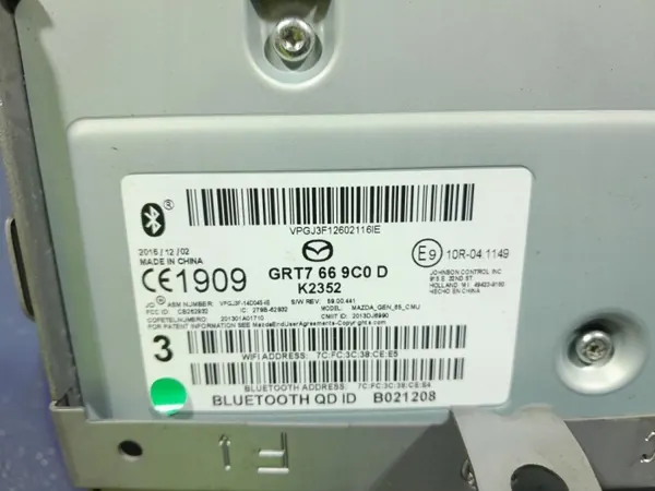 Radio & Navigation Mazda 6 III GJ OEM GRT7669C0D image 3