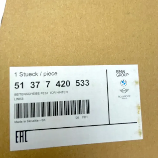 BMW X2 F39 linker achter driehoekruit OEM 7420533 image 9