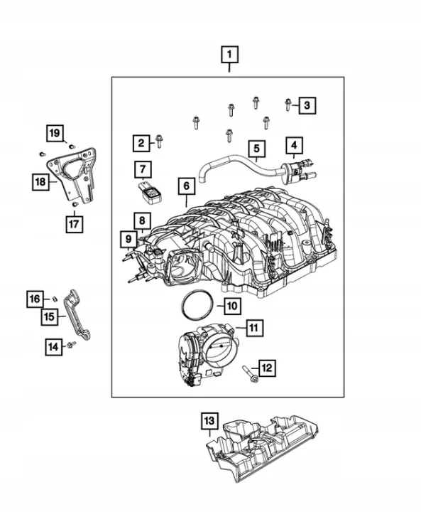 Corps de papillon OEM 05184349AF pour Dodge Ram Jeep image 3