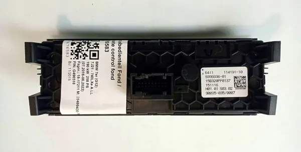 Panneau climatisation BMW 7 G11 G12 OEM 9399336 image 3