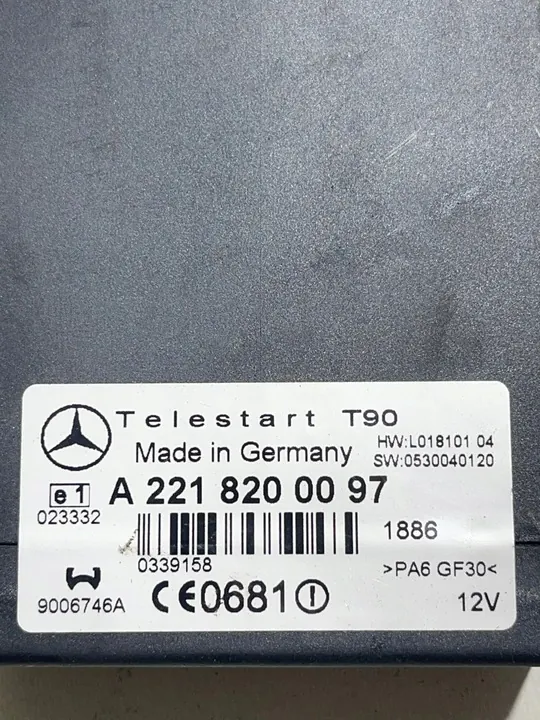 Webasto Controller Mercedes-Benz GL X164 A2218200097 image 3