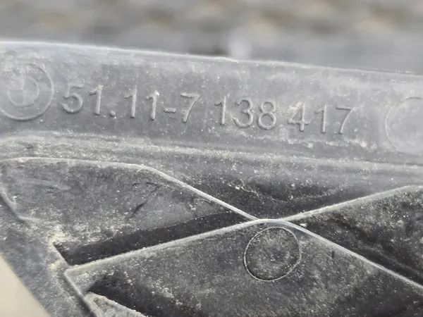 Griglia paraurti anteriore sinistra destra BMW E90 E91 LIFT image 4