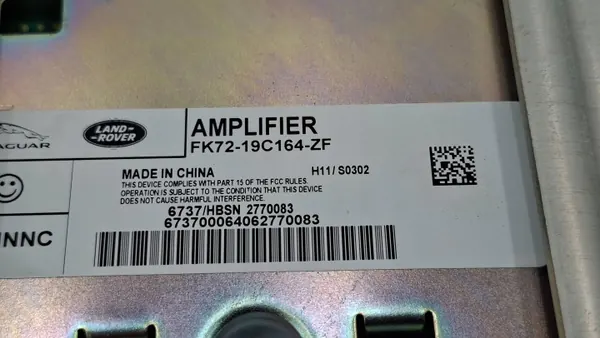 Land Rover Radioversterker OEM FK72-19C164-ZF image 6