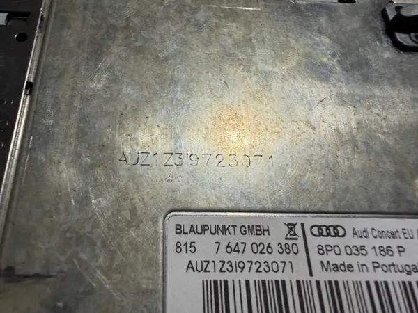 OEM 8P0035186P CD-radio Audi A3 8P Liftille image 8