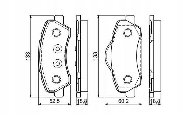 Pastillas de Freno Delanteras BOSCH 0 986 494 713 image 10