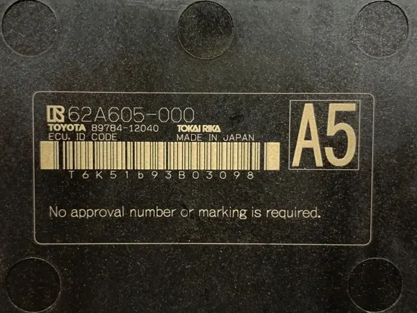 Module d'immobilisation Toyota OEM 62A605000 2.5L 2020 image 5