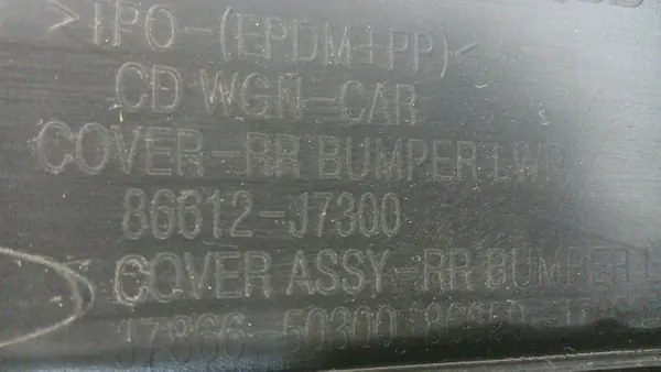 OEM 86612-J7300 Spoiler Diffusor Bakre Stötfångare image 9