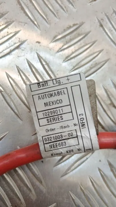 BMW accukabel set OEM 9321003 - Gebruikt image 7