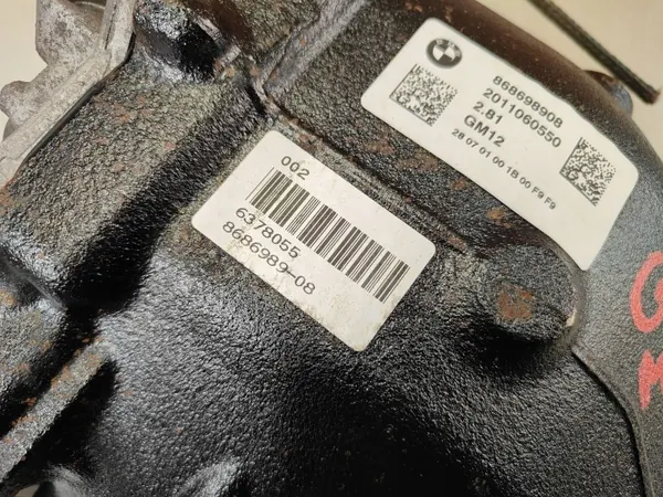 BMW OEM 8686989 Achterdifferentieel 2.81 Verhouding image 4