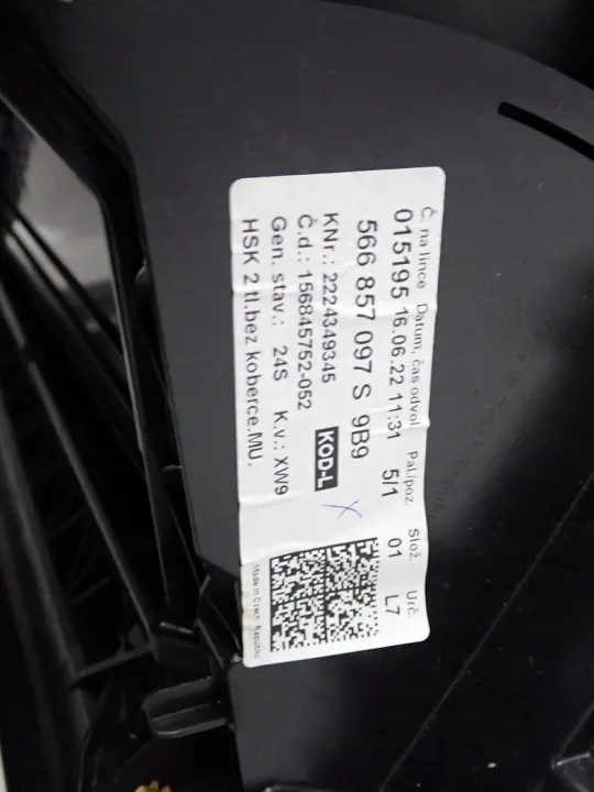 Étagère console OEM 566857097 pour Skoda Kodiaq 23R image 8