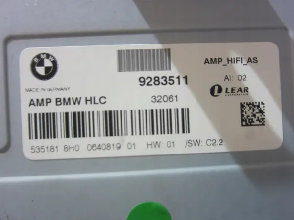Module Ampli HIFI BMW 3 F30/F31 OEM 65122622757 image 6