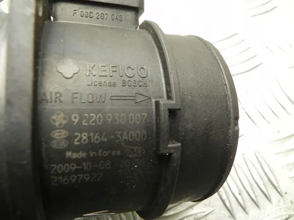 Gehäuse Luftmengenmesser Hyundai ix55 2010 OEM 28164-3A000 image 2