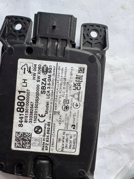 OEM 261299 Död vinkel modul vänster för Insignia B image 3