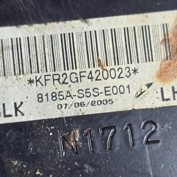 Honda Accord etuturvavyö OEM 8185AS5SE001 image 4