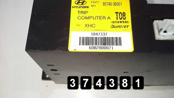 Écran d'affichage Hyundai XG OEM 95740-39301 Occasion image 4