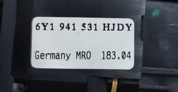 Lichtschakelaar SKODA FABIA I 6Y1941531HJDY image 4