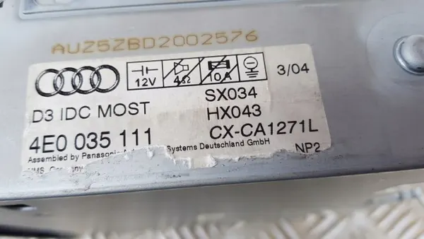 Trocador CD Audi A6 C6 OEM 4E0035111A - Usado image 10