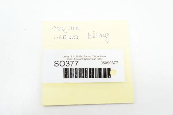 SO377 Lexus IS III Capteur Servo Climatisation image 3