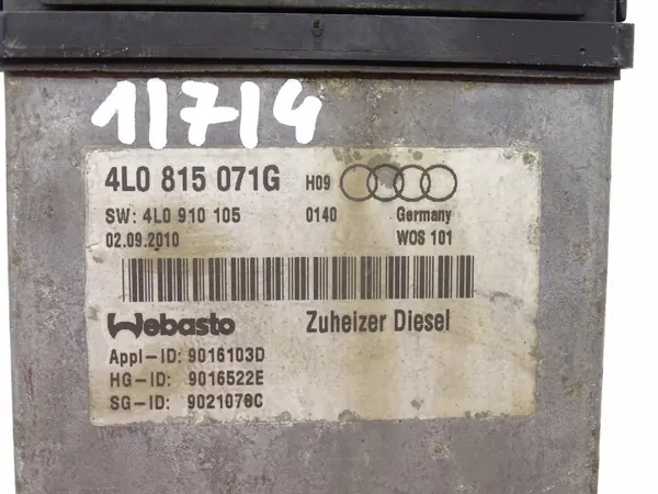Webasto Lämmitys Audi Q7 4L 3.0 TDI 4L0815071G image 5