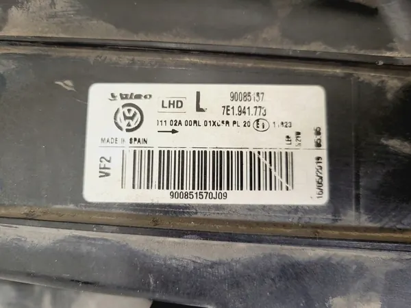 VW T6 Transporter Multivan Full LED Esquerdo 7E1941035A image 3